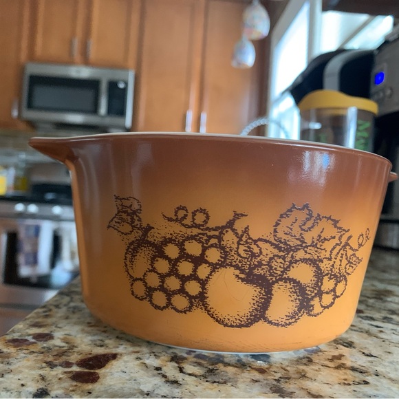 VTG PYREX old Orchard 1 Qt dish - Picture 3 of 8